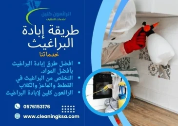 طريقة إبادة البراغيث