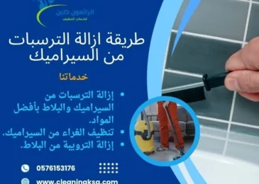 طريقة ازالة الترسبات من السيراميك